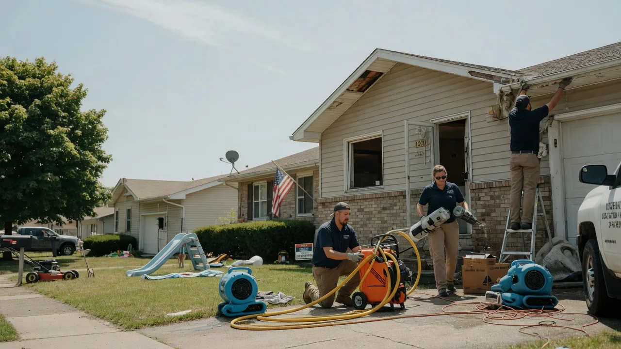 Water Damage Restoration in Middletown, IL near me